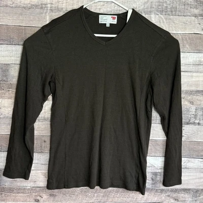 Massiif Wool Blend Shirt Mens Large Brown Hiking Outdoors Camping Stretch - Image 1 of 4