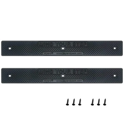 MYARD ST16-B Stair Treads 16x2 Screw Down Strip for Plastic Safety Stair Increase