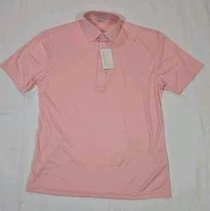 Collars & Co Polo Uomo Rosa Abito Collo Camicia Grande Nuova con etichette  - Foto 1 di 5