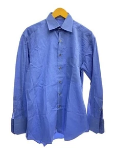 GUCCI/Long Sleeve Shirt/Size 40/Cotton/Blue/Solid - Picture 1 of 6