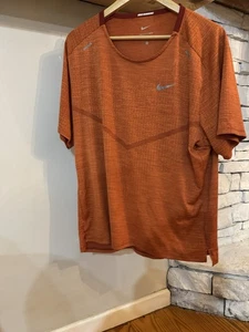 Camisa de Correr Nike Para Hombres XL Naranja Dri-FIT ADV Manga Corta Reflectante DM4753-084 - Imagen 1 de 4
