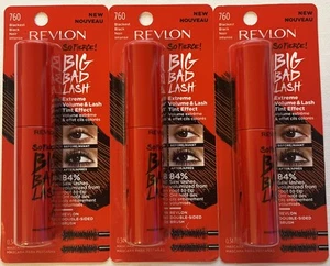 (3ct) Revlon So Fierce! Big Bad Lash Mascara; 760 Blackest Black - Picture 1 of 6