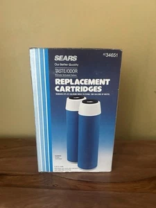 Genuine Sears Taste & Odor Water Filter Replacement Cartridge 4234651 Pack  of 2 - Picture 1 of 8
