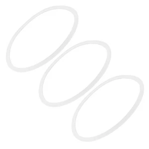 Anillo de sellado de lonchera aislada 3 piezas anillos de silicona tapa bento para estudiantes - Imagen 1 de 12