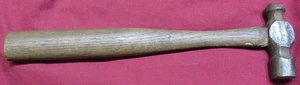 VINTAGE KLEINER HANDWERKER KUGELHAMMER = REG.TM-M = GESTEMPELTER KOPF - Bild 1 von 8