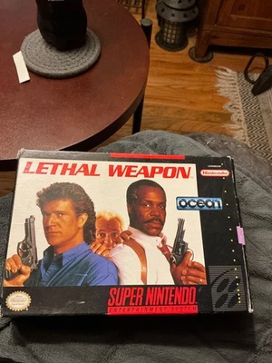 Lethal Weapon (Super Nintendo, 1992) JUEGO Y CAJA Foto 1 de 2