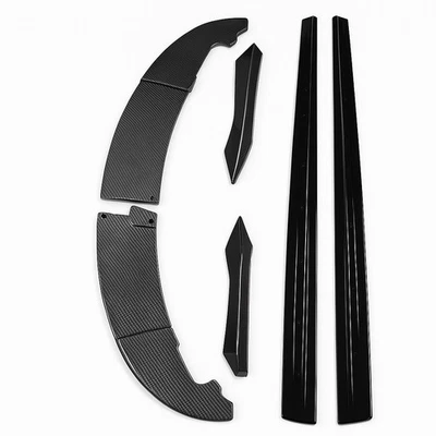 Kit de carrocería BMW F32 cupé — alerón, faldones laterales, labio de parachoques ABS brillo de carbono Foto 1 de 4