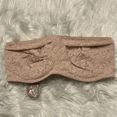 Wacoal 34DD Bra Tan Halo Lace Strapless Underwire 65449 NWOT - Image 1 of 4