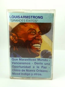 Louis Armstrong Cassette Argentina Pressing Rare Tracks BMG Tape 1989 JAZZ NM - Picture 1 of 8