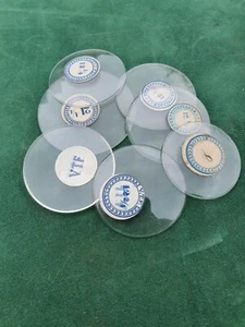  Antike Vintage Uhr, Taschenuhr Mineralglas Kristalle Vintage 13,1 - 44,1 mm - Bild 1 von 3