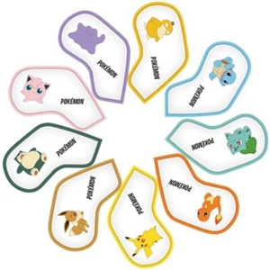 Pokemon 9 Pcs Iron Golf Club Head Cover 4-9/S/A/P Character Headcover - Picture 1 of 2
