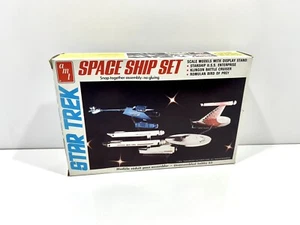 Vintage 1976 AMT Star Trek Space Ship Kit S953 Enterprise Romulan Klingon NIB - Picture 1 of 8