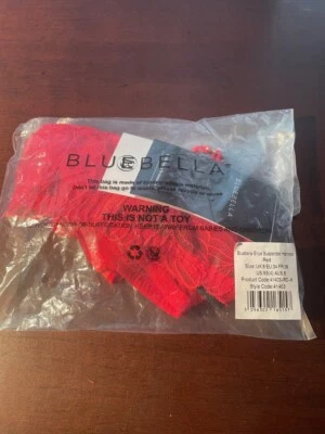 Brand New Bluebella Enya Suspender Garter Belt Harness Red XS/4 Fast Ship fm CA - Image 1 of 2