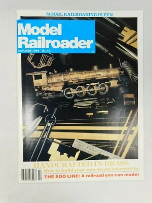 Model Railroader Trains Pacific Railway Tenshodo Roco OCT 1982 Vintage Magazine - Image 1 of 4
