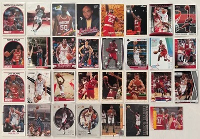 Баскетбольные коллекционные карточки Houston Rockets NBA HOFers дебютанты все звезды лот из 31 - Изображение 1 из 4
