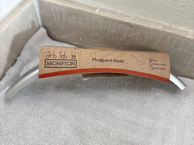 Brompton front fender with mudflap - hardware not included - Image 1 of 3
