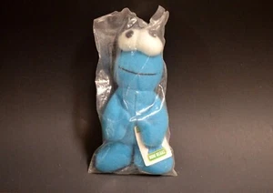 Kellogg's Cookie Monster Beanie Mini Bean Peluche Sesame Street 1999 Vintage Cereali - Foto 1 di 3