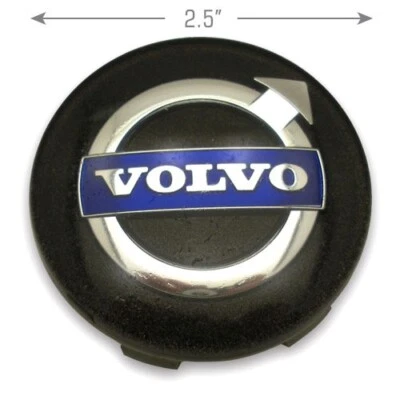 Center Cap Volvo C30 C70 S40 V50 V60 XC60 XC90 OEM Wheel 31400453 Dark Charcoal - Image 1 of 2