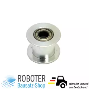 GT2 10mm Zahnriemen Flachriemenscheibe 5mm Bohrung Leitrad Zahnlos H Typ RepRap - Bild 1 von 2