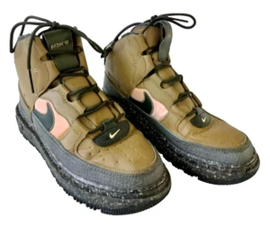 Nike Men's Size 10 Air Force 1 Boot NN Men Brown Kelp Sequoia Boots DD0747-300 - Picture 1 of 11