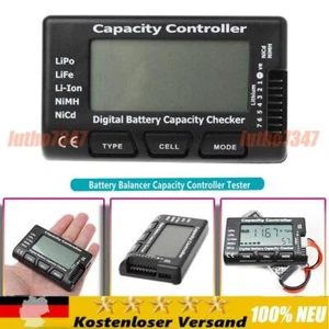 Batterie Akku Kapazität Digital Checker Li-Ion NiMH Nicd LiPo Spannung Tester - Bild 1 von 11