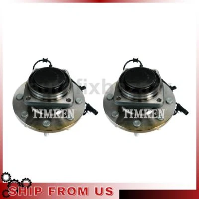 Rolamento de roda dianteira 2 e conjunto de cubo compatível com 2011 Chevrolet Silverado 3500 HD - Imagem 1 de 4