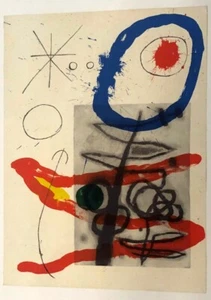 Joan MIRO (1893-1983) Original Lithographie 1965 - Bild 1 von 3