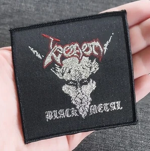 Licensed ~ Venom Black Metal Woven Sew On Battle Jacket Band Patch - Picture 1 of 6