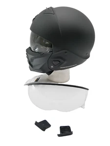 SCORPION EXO COVERT 2 OPEN-FACE HELMET - MATTE BLACK - XS - CV2-0102 - Picture 1 of 15