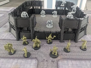 Passend für Warhammer 40k Kill Team Necromunda Scifi Defensive Fort Gelände - Bild 1 von 7