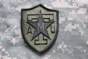 Auténtico Parche de Unidad Militar AMU NUEVO Costura Parche Militar - Imagen 1 de 2