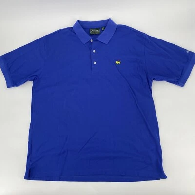 Masters Collection Polo Shirt Men XL Royal Blue Golf Two Ply Pima Cotton - Image 1 of 4