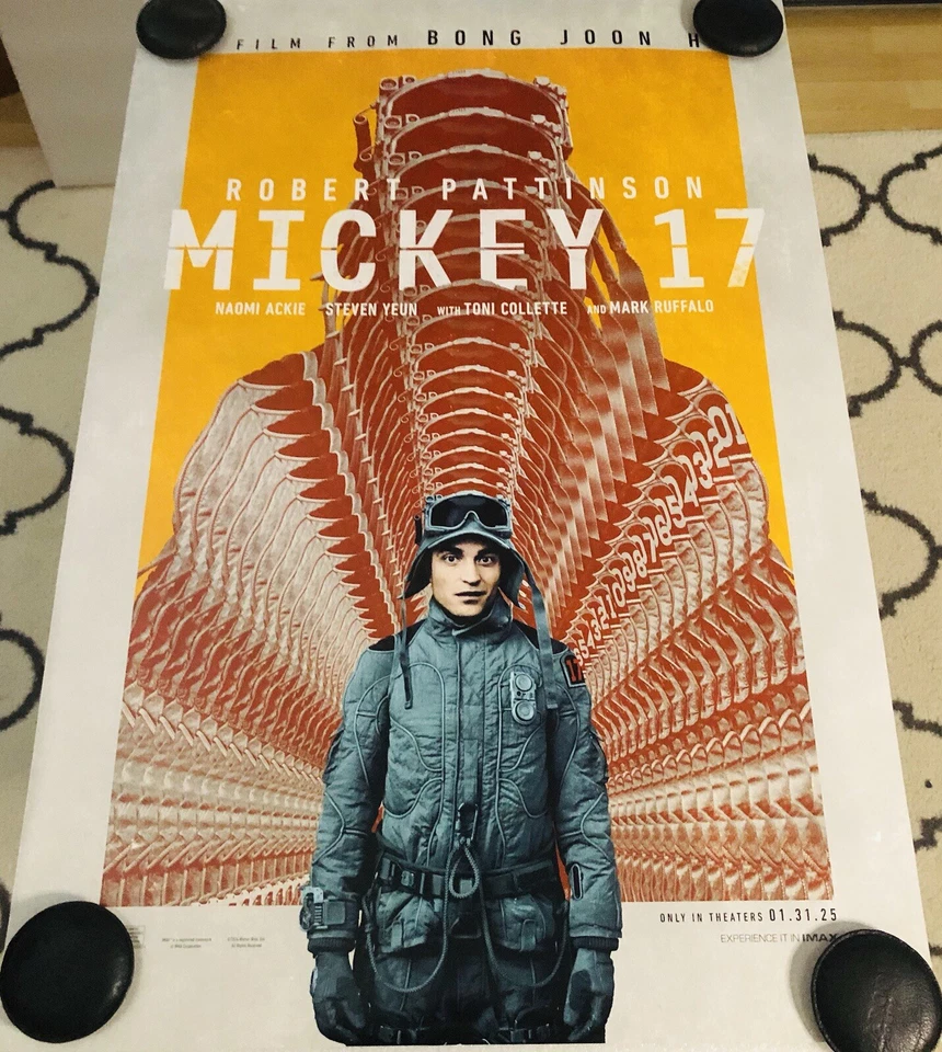 MICKEY 17 Original DS Double Sided Movie Poster Robert Pattinson Bong Joon Ho
