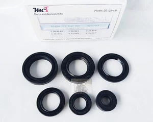 FOR Yamaha 1974-1975 DT125 A-B Engine Oil Seal Kit New 6pcs - Picture 1 of 4