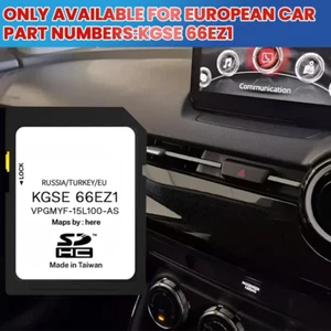2024 Navigation GPS SD Card Compatible with Mazda 3 6 CX-3 CX-5 CX-9 MX-5 - Picture 1 of 12
