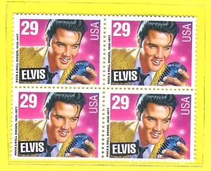 4 ELVIS STAMPS MNH from CANADA ! THE KING - graceland, hound dog, - Picture 1 of 1