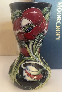 Moorcroft 2006 Helen Vase by Rachel Bishop 7" / 18cm Shape 304/7 Boxed Signed - Picture 1 of 15