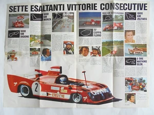 Póster Alfa Romeo 33SC12 il Quadrifoglio 1976 GTV 16 páginas folleto póster - Imagen 1 de 3