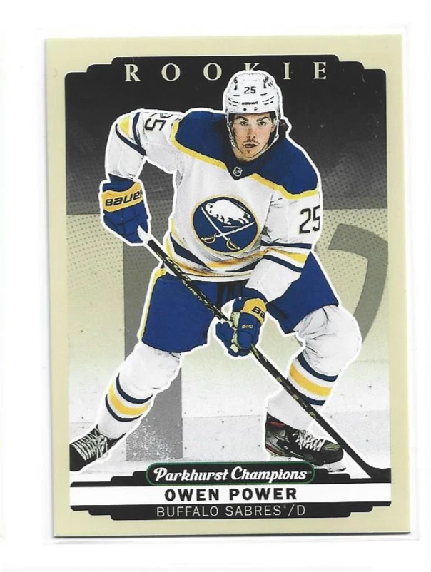 22-23 UD Parkhurst Champions Rookie SP Owen Power #325 - Image 1 of 1