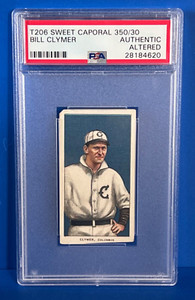 1909 T206 Mickey Doolan Batting Sweet Caporal 350/31 PSA Authentic Altered