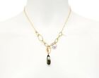 Alexis Bittar Gold Pendant Necklace Chain Link 150494