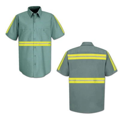 Camisas uniformes de remolque de trabajo de seguridad reflectantes de alta visibilidad Red Kap Foto 1 de 4