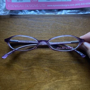 Jill Stuart Eyeglasses JS-121-3 50-16-135 Amethyst Purple WOMENS Frames Glasses - Picture 1 of 4