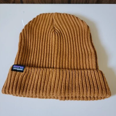 Gorro tejido enrollado Patagonia Fishermans dorado unisex talla única Foto 1 de 4