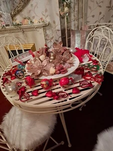 christmas decorationsl large assortment various colours shapes good condition - Picture 1 of 6