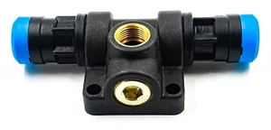 Schneider Druckluft Durchgangsdose Verteilerdose 22 mm x 1/2" IG - 18230950 - Bild 1 von 6