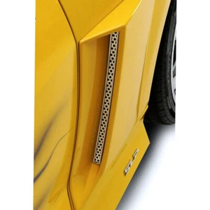 ACC Side Vent Grilles fits 2010-13 Chevy Camaro Req. Xenon Scoops-SS/Perforated - Picture 1 of 5