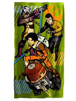 Disney Star Wars Rebels Beach Towel 30 in X 60 in - NWT - Image 1 of 3