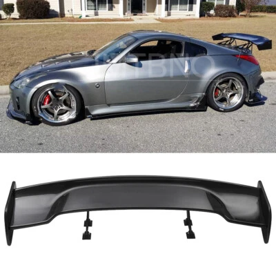 For Nissan 370Z 350Z Carbon Fiber 57" Rear Trunk Spoiler Racing Wing GT-Style - Image 1 of 4