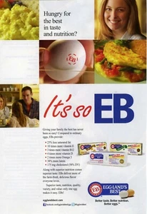 2013 Eggland's Best Better Eggs Tasty PRINT AD w/Recipe Frame It Gift It (3690) - Bild 1 von 2